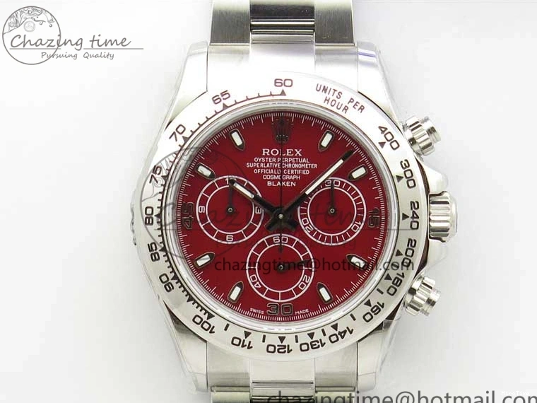 MiroTime 0417 Daytona 116520 SS UBF Best Edition Red Stick Markers Dial on SS Bracelet A Reliable 2951